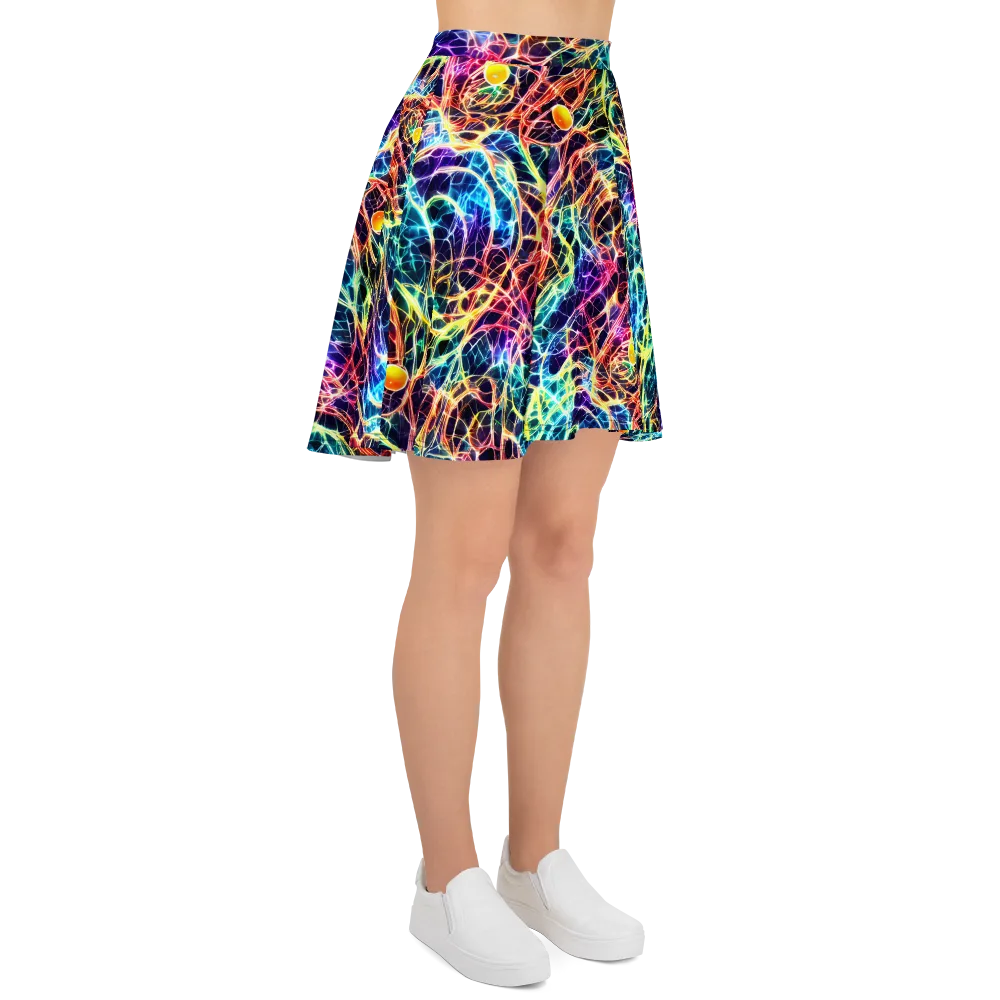 Prismatic Synapse on Skater Skirt — Right