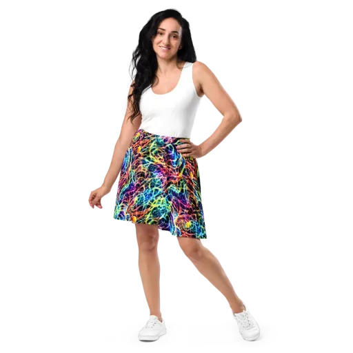 Prismatic Synapse on a Skater Skirt