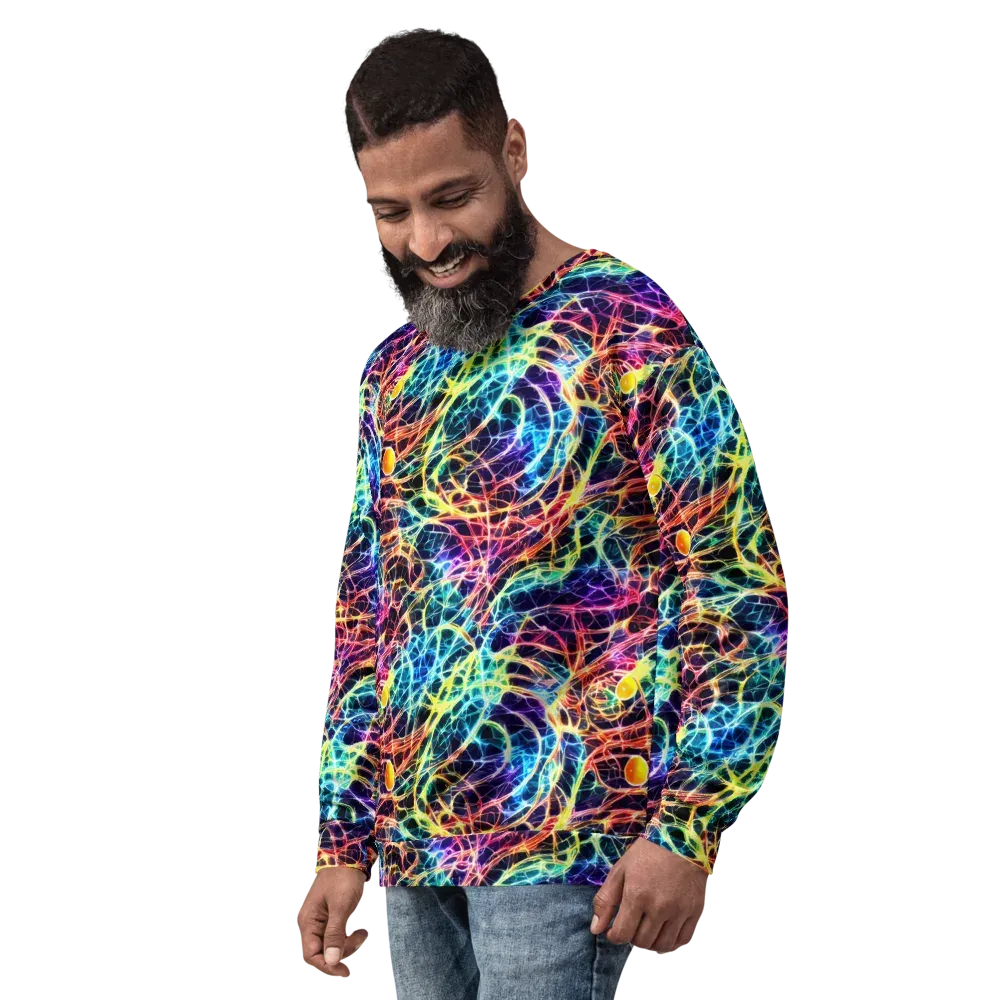 Prismatic Synapse on Sweatshirt — Left Front
