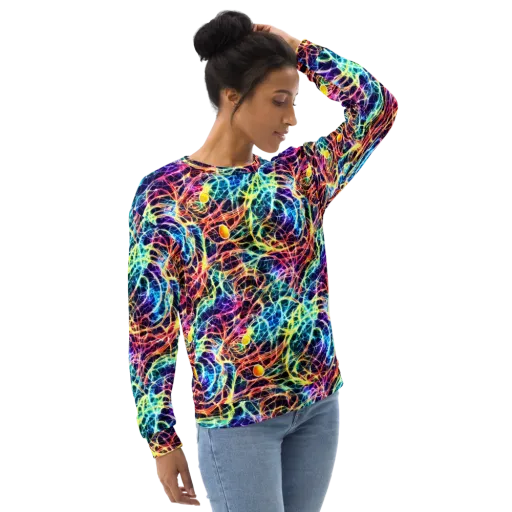 Prismatic Synapse on a Sweatshirt