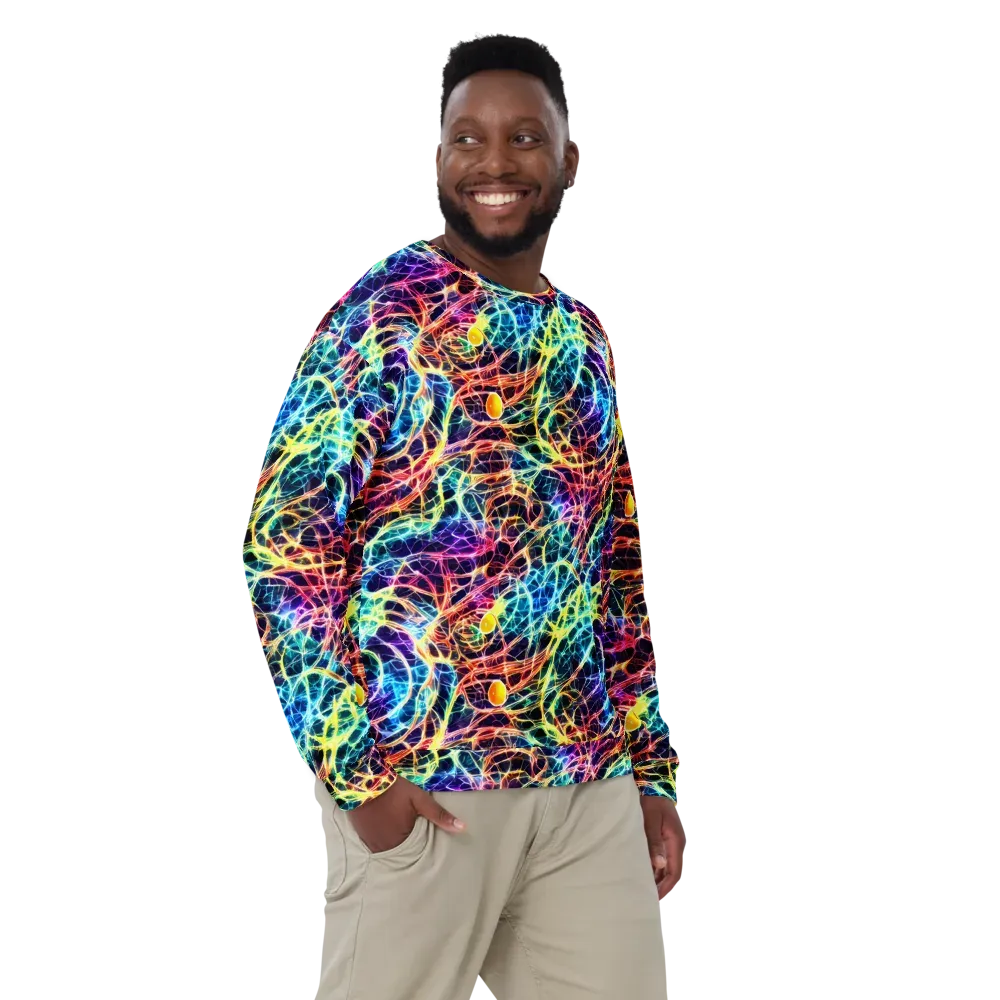 Prismatic Synapse on Sweatshirt — Front