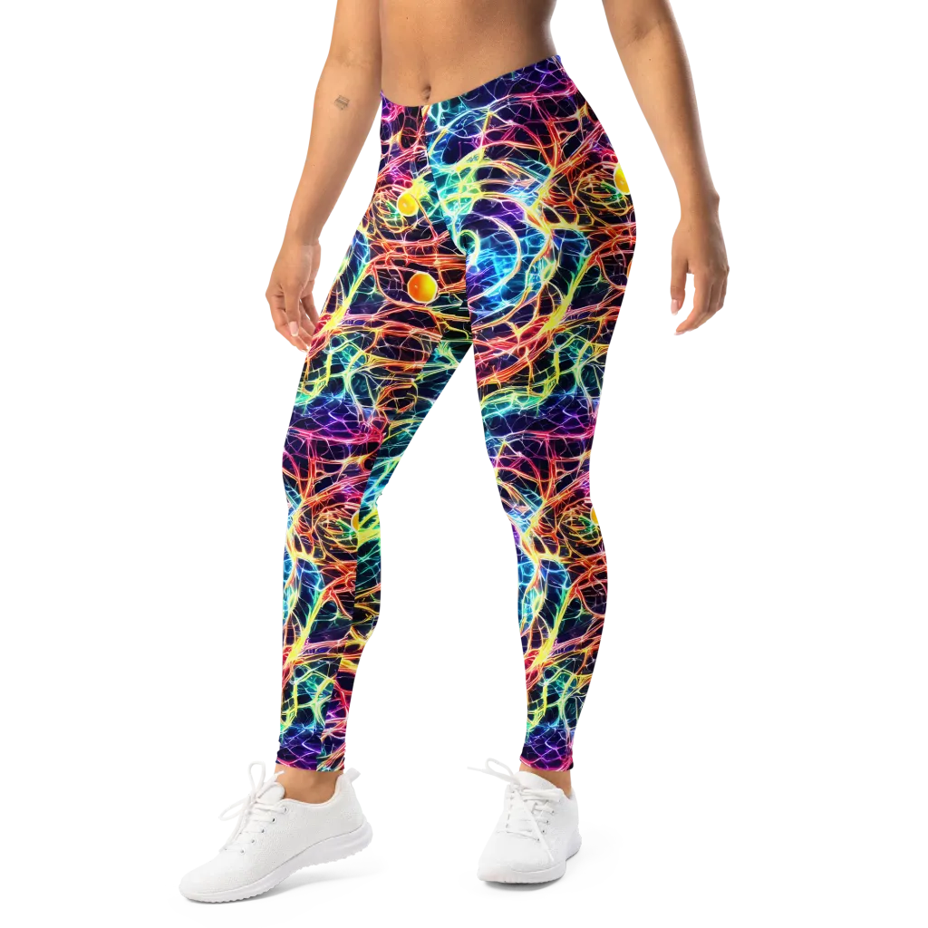 Prismatic Synapse on Leggings — Left Front