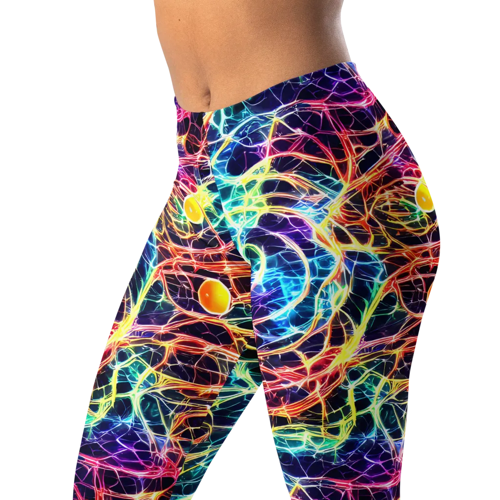 Prismatic Synapse on Leggings — Left Front