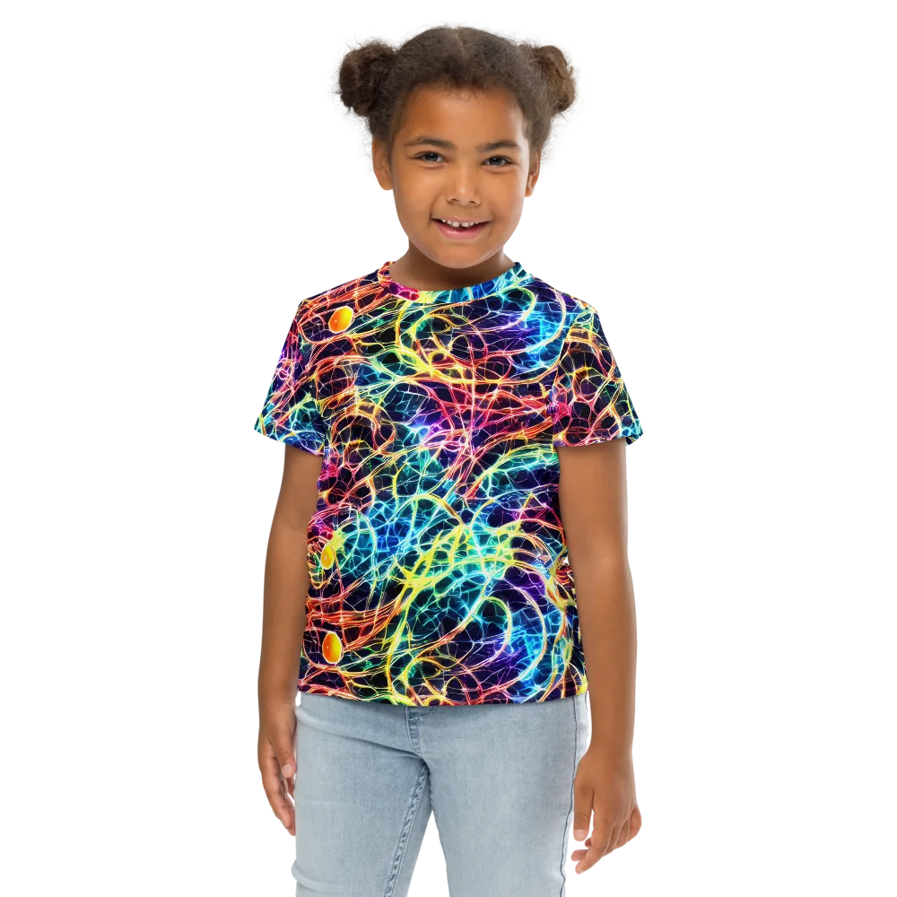 Prismatic Synapse on Kids Crew Neck T-Shirt — Front