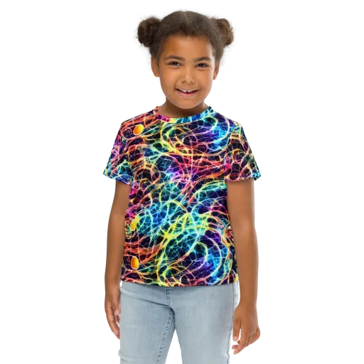 Prismatic Synapse on a Kids Crew Neck T-Shirt