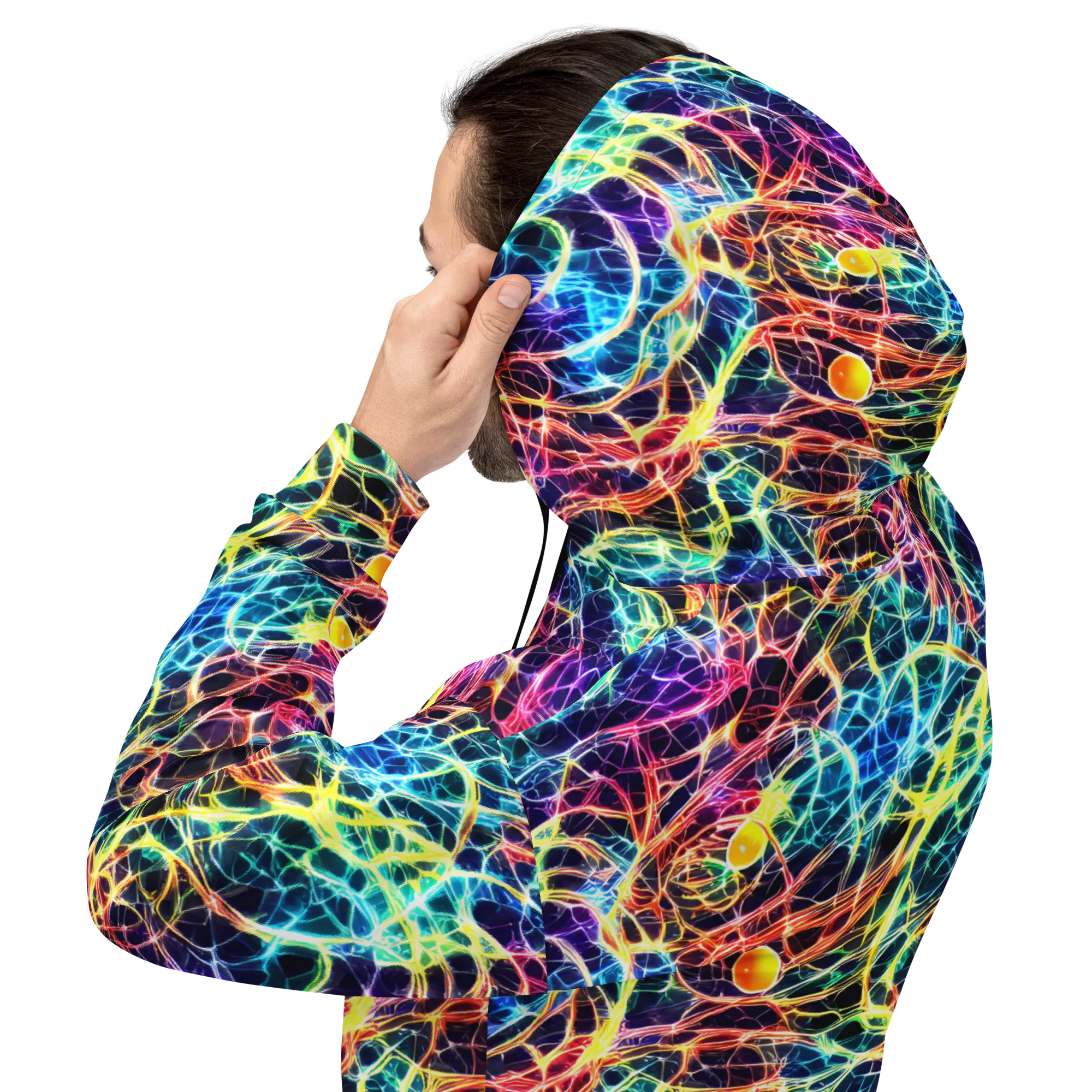 Prismatic Synapse on Hoodie — Back