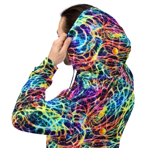 Prismatic Synapse on a Hoodie