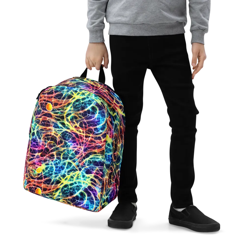 Prismatic Synapse on Minimalist Backpack — Zoomed-in