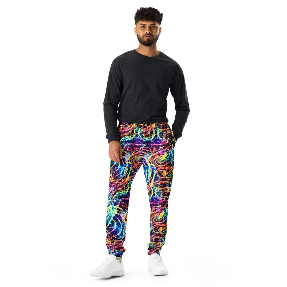Prismatic Synapse on Men's Joggers — Front