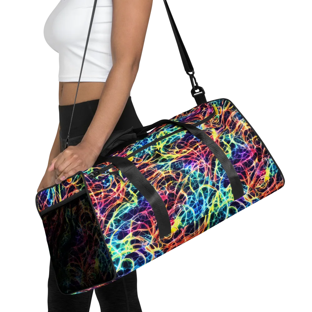 Prismatic Synapse on Duffle Bag — Front