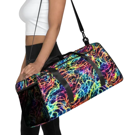 Prismatic Synapse on a Duffle Bag