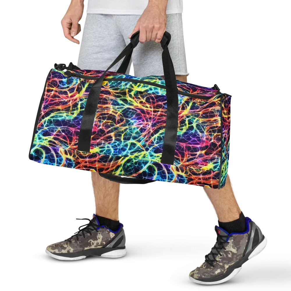 Prismatic Synapse on Duffle Bag — Front