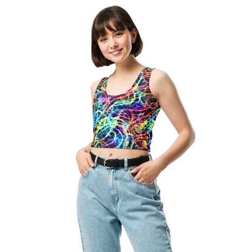 Prismatic Synapse on a Crop Top