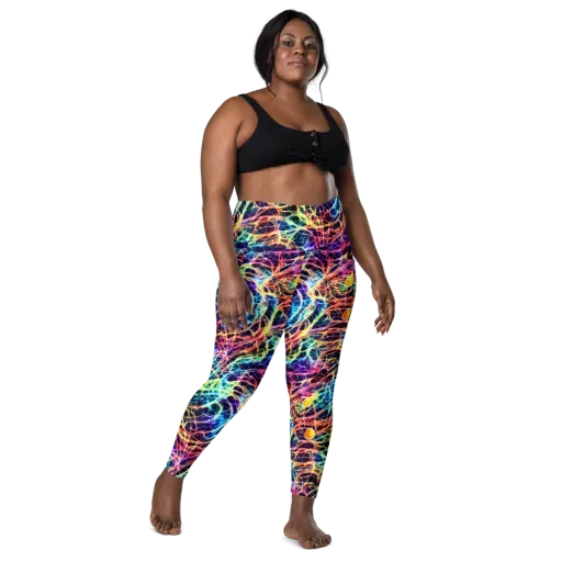 Prismatic Synapse on a Leggings with Pockets