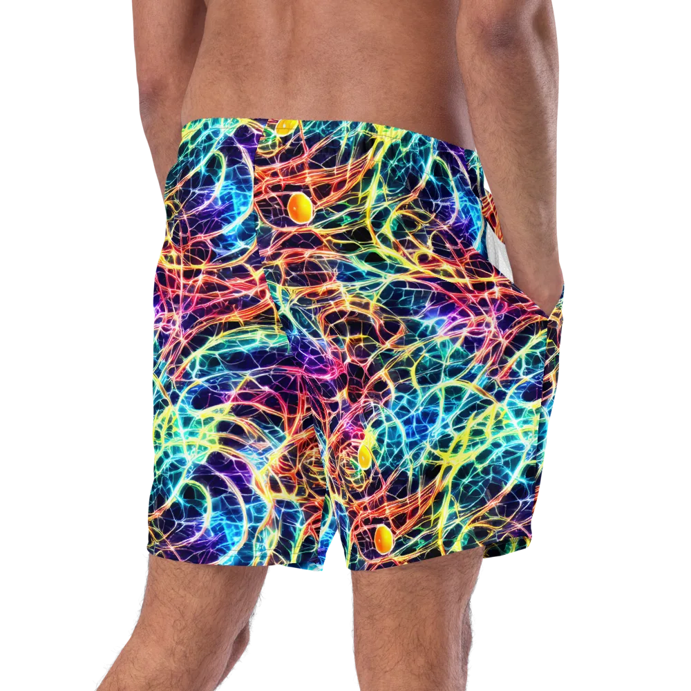 Prismatic Synapse on Swim Trunks — Right Back