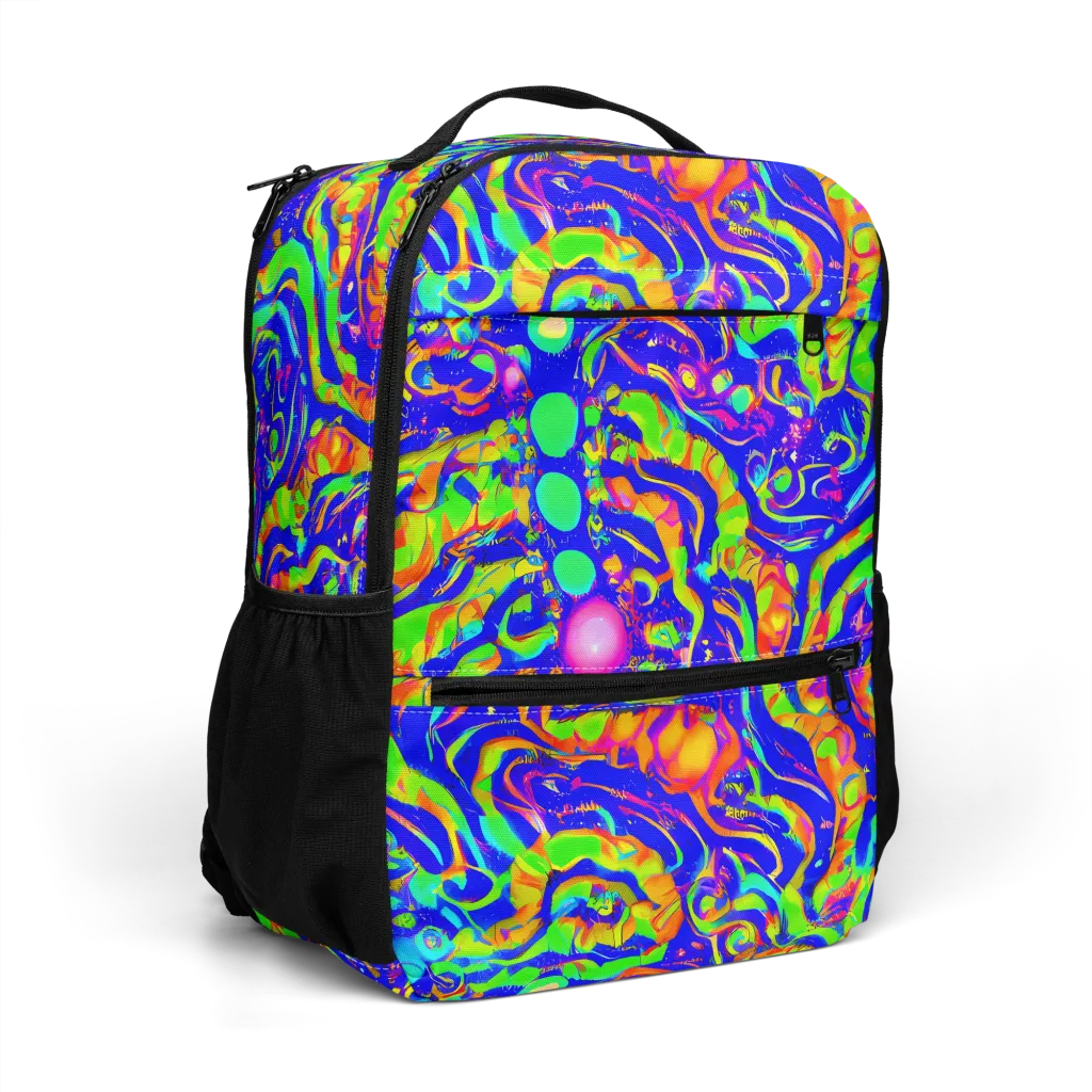Fluoro Mirage on Utility Backpack — Right Front