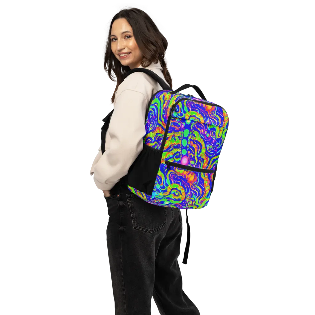 Fluoro Mirage on Utility Backpack — Back