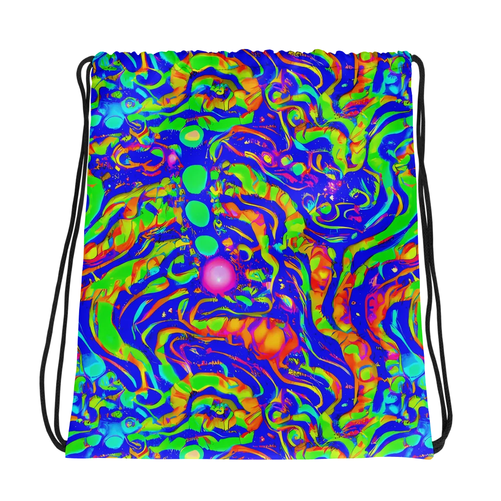 Fluoro Mirage on Drawstring Bag — Photo