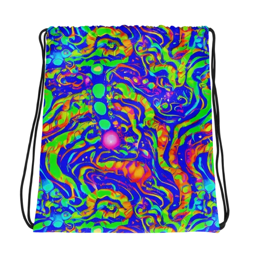 Fluoro Mirage on a Drawstring Bag
