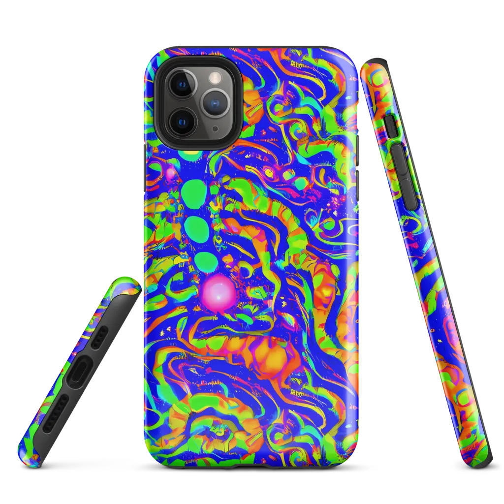 Fluoro Mirage on Tough Case for iPhone® — Front
