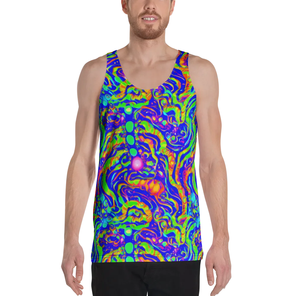 Fluoro Mirage on Men's Tank Top — Front