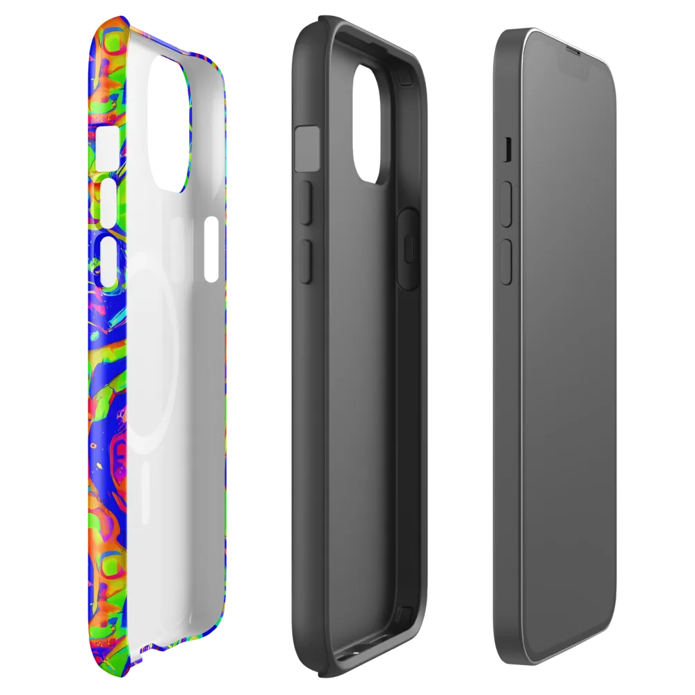 Fluoro Mirage on MagSafe Tough Case for iPhone® — Front