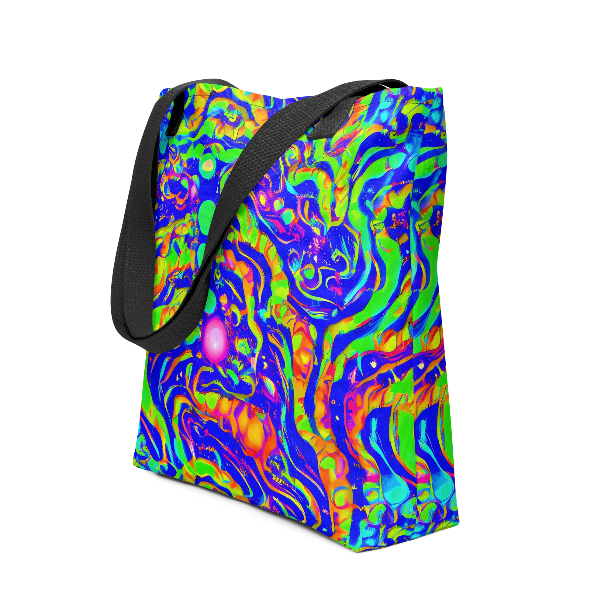 Fluoro Mirage on Tote Bag — Front