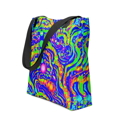 Fluoro Mirage on a Tote Bag