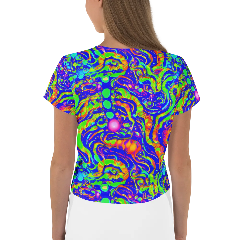 Fluoro Mirage on Crop Tee — Back