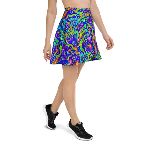 Fluoro Mirage on a Skater Skirt