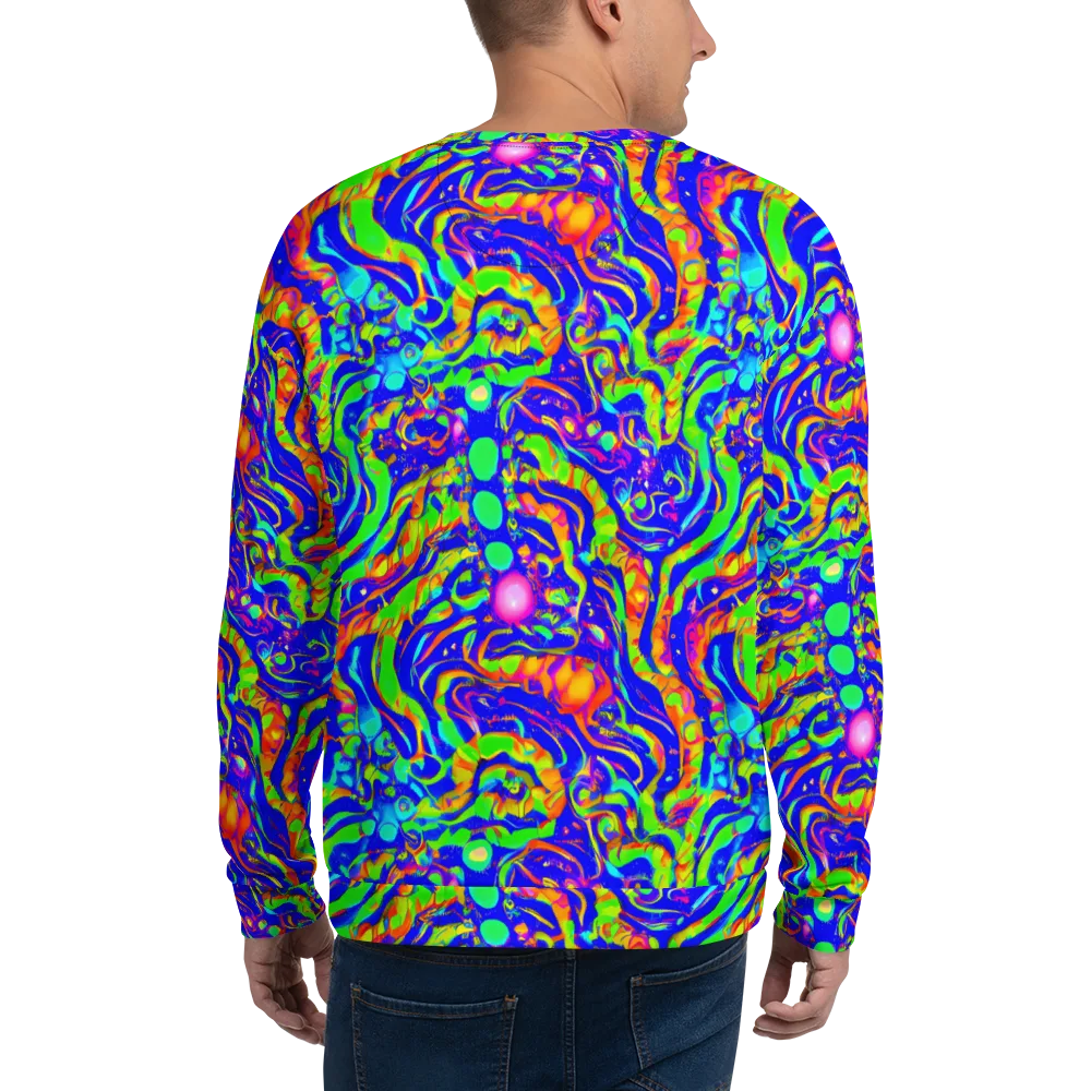 Fluoro Mirage on Sweatshirt — Back