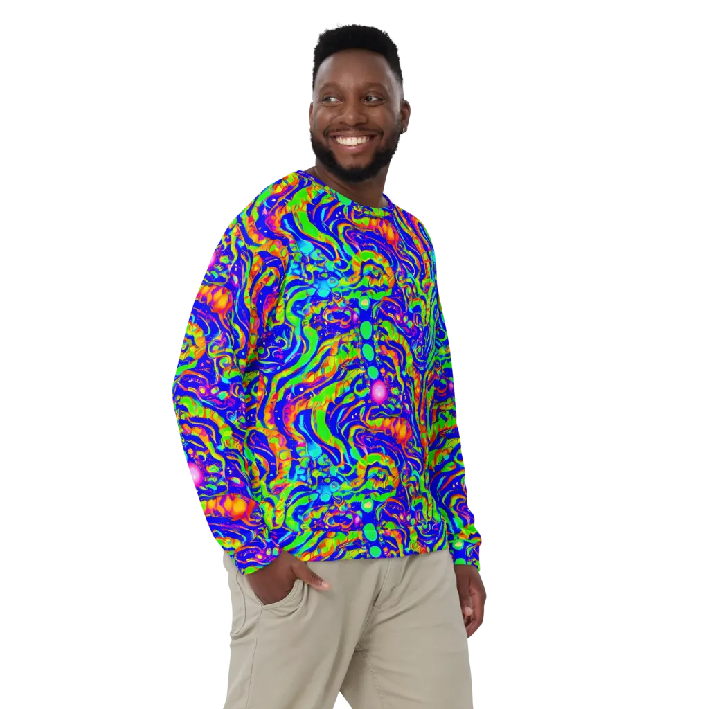 Fluoro Mirage on Sweatshirt — Front