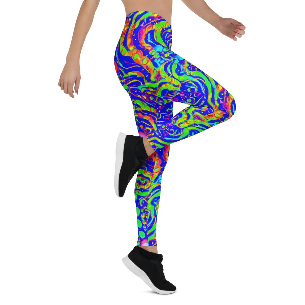 Fluoro Mirage on Leggings — Right