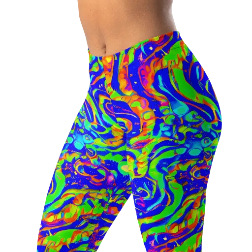 Fluoro Mirage on a Leggings
