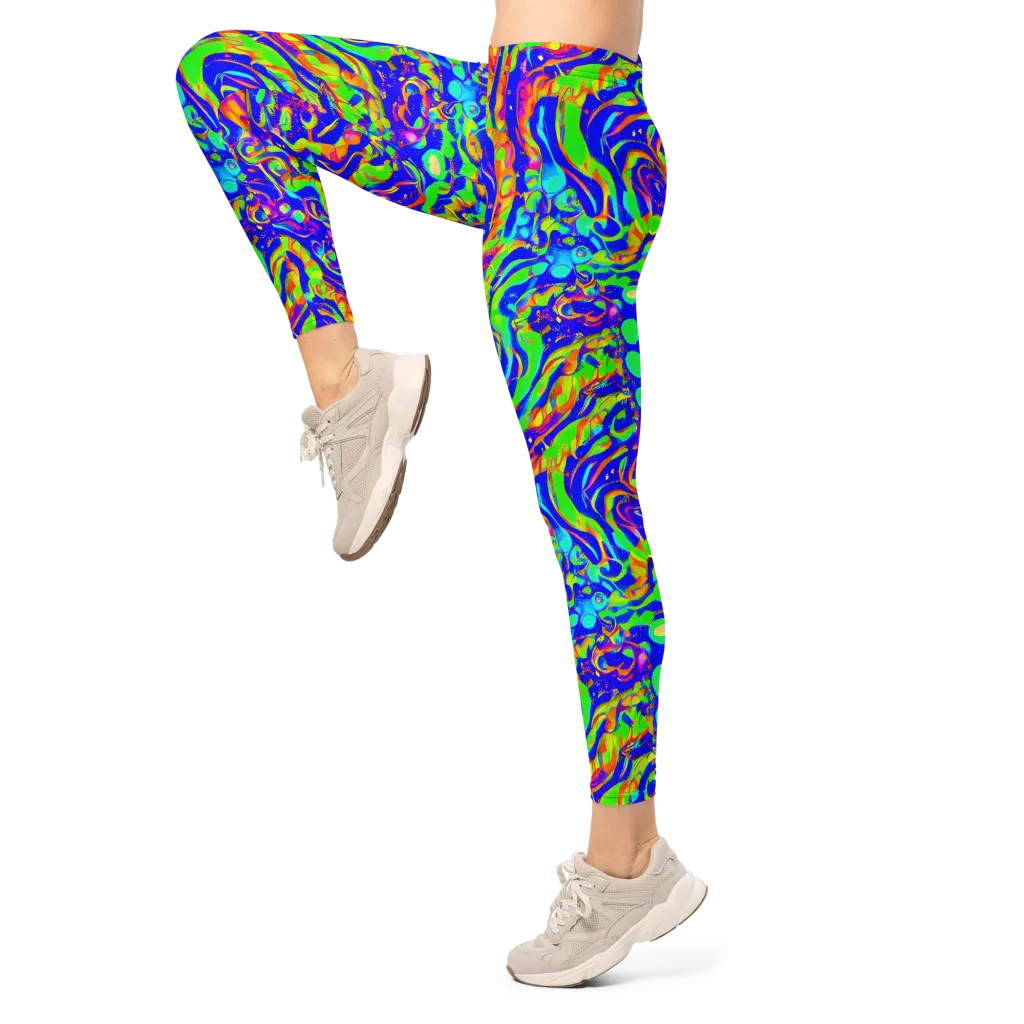 Fluoro Mirage on Leggings — Left