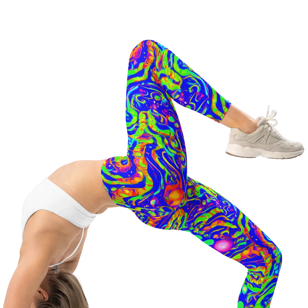 Fluoro Mirage on Leggings — Right