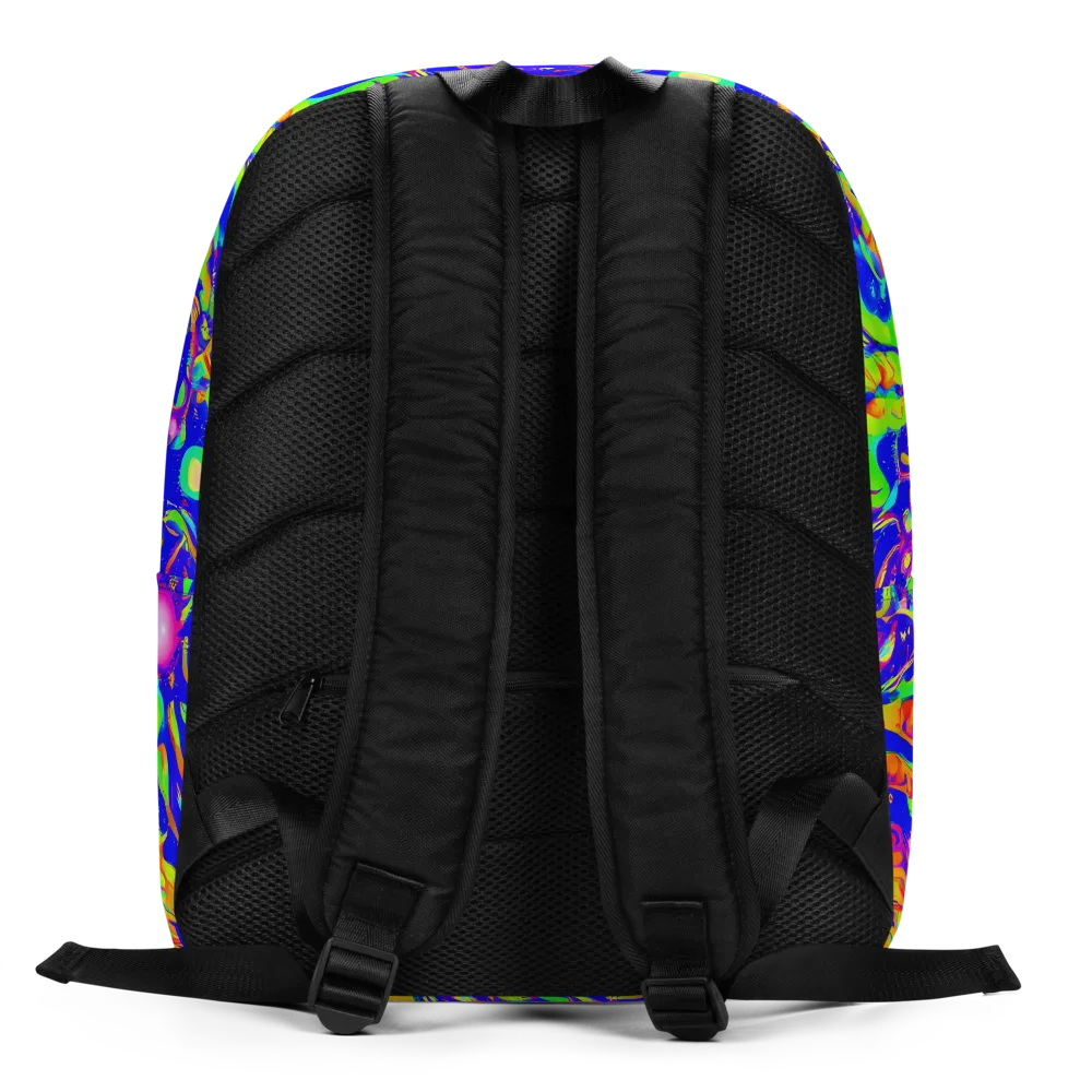 Fluoro Mirage on Minimalist Backpack — Back
