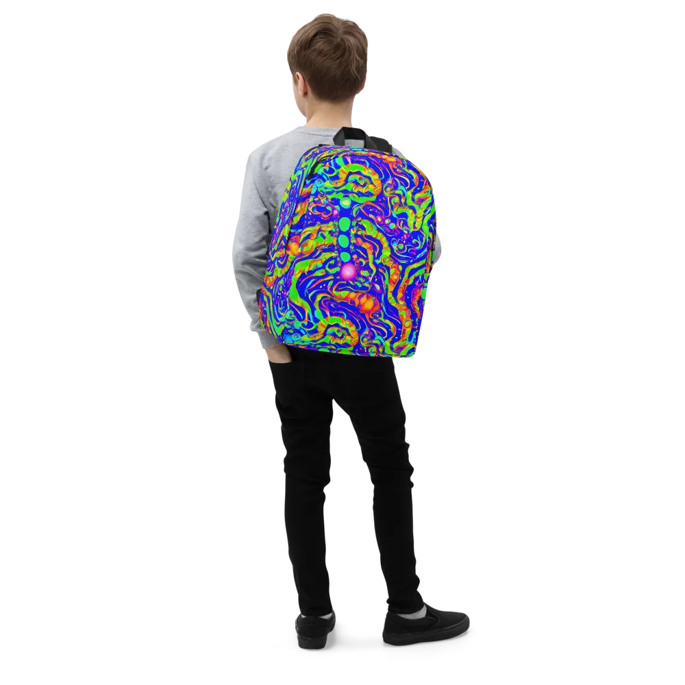 Fluoro Mirage on Minimalist Backpack — Right Front