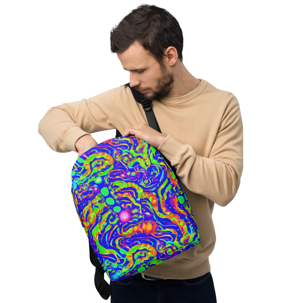 Fluoro Mirage on Minimalist Backpack — Front
