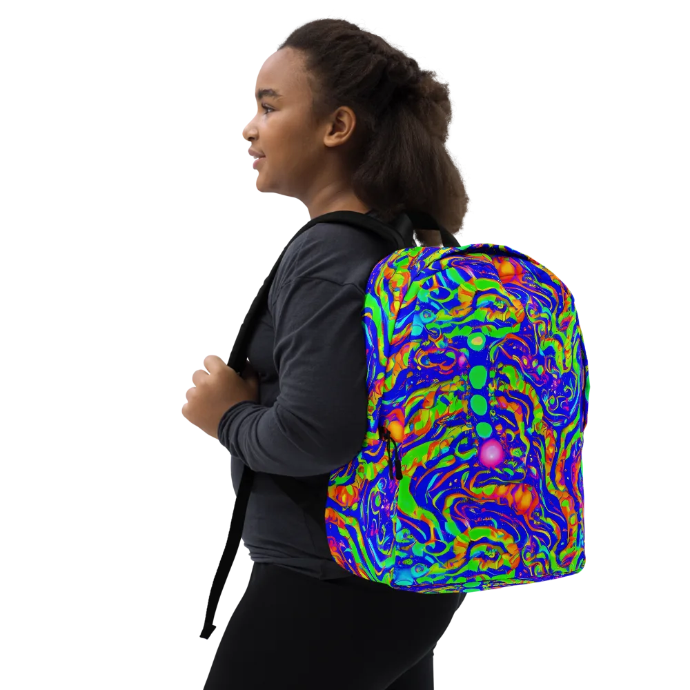 Fluoro Mirage on Minimalist Backpack — Right Front