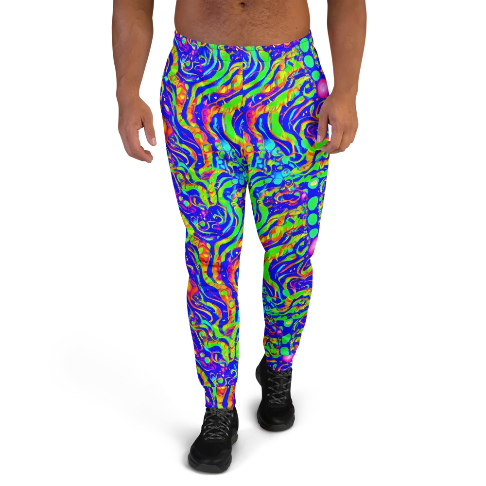 Fluoro Mirage on Men's Joggers — Front