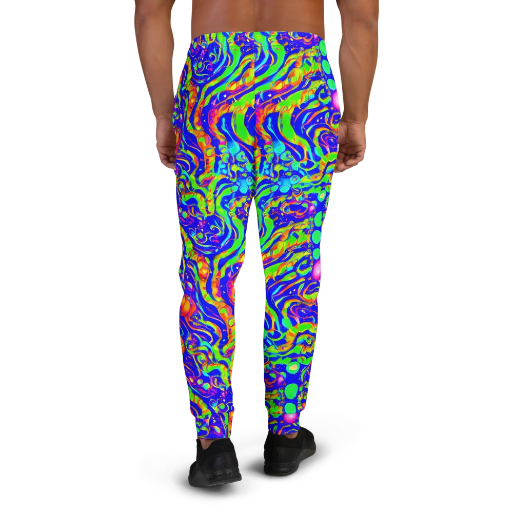 Fluoro Mirage on Men's Joggers — Back