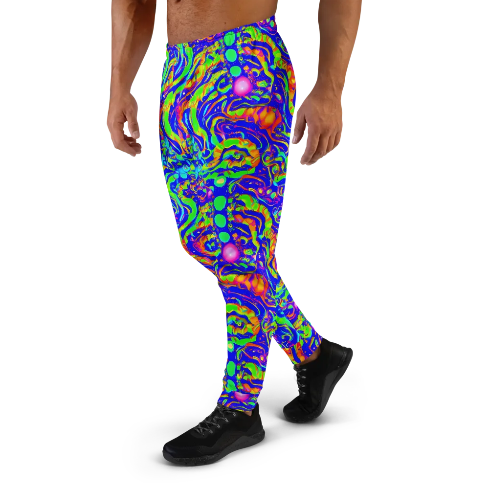 Fluoro Mirage on Men's Joggers — Left