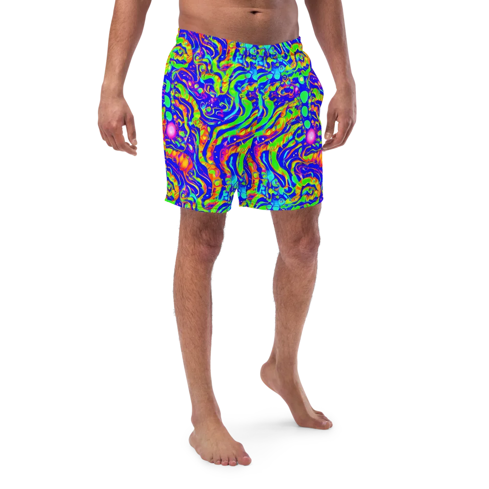 Fluoro Mirage on Swim Trunks — Front