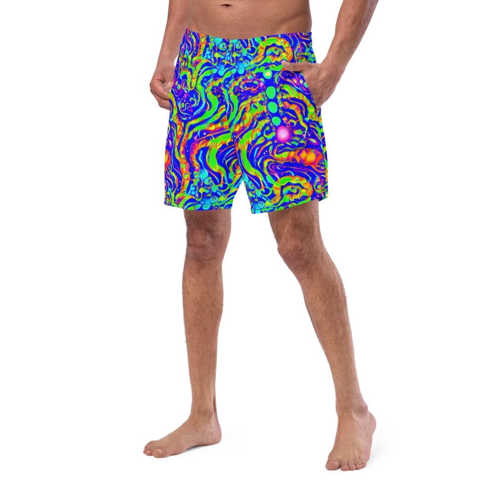 Fluoro Mirage on Swim Trunks — Left Front