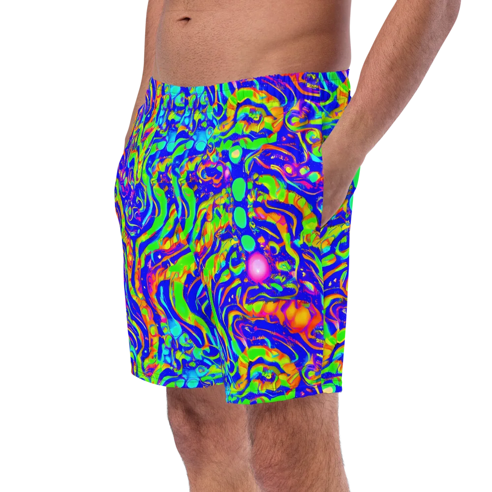 Fluoro Mirage on Swim Trunks — Left Front