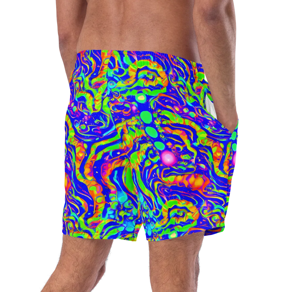 Fluoro Mirage on Swim Trunks — Right Back