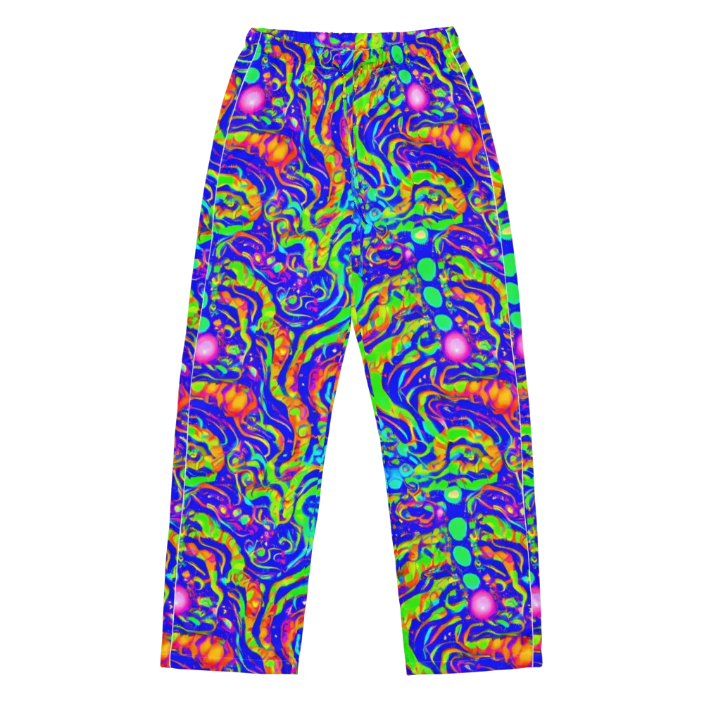 Fluoro Mirage on Women's Pajama Pants — Front