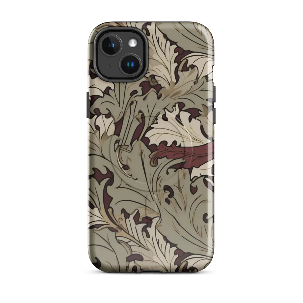 Velvet Foliate on MagSafe Tough Case for iPhone® — Front