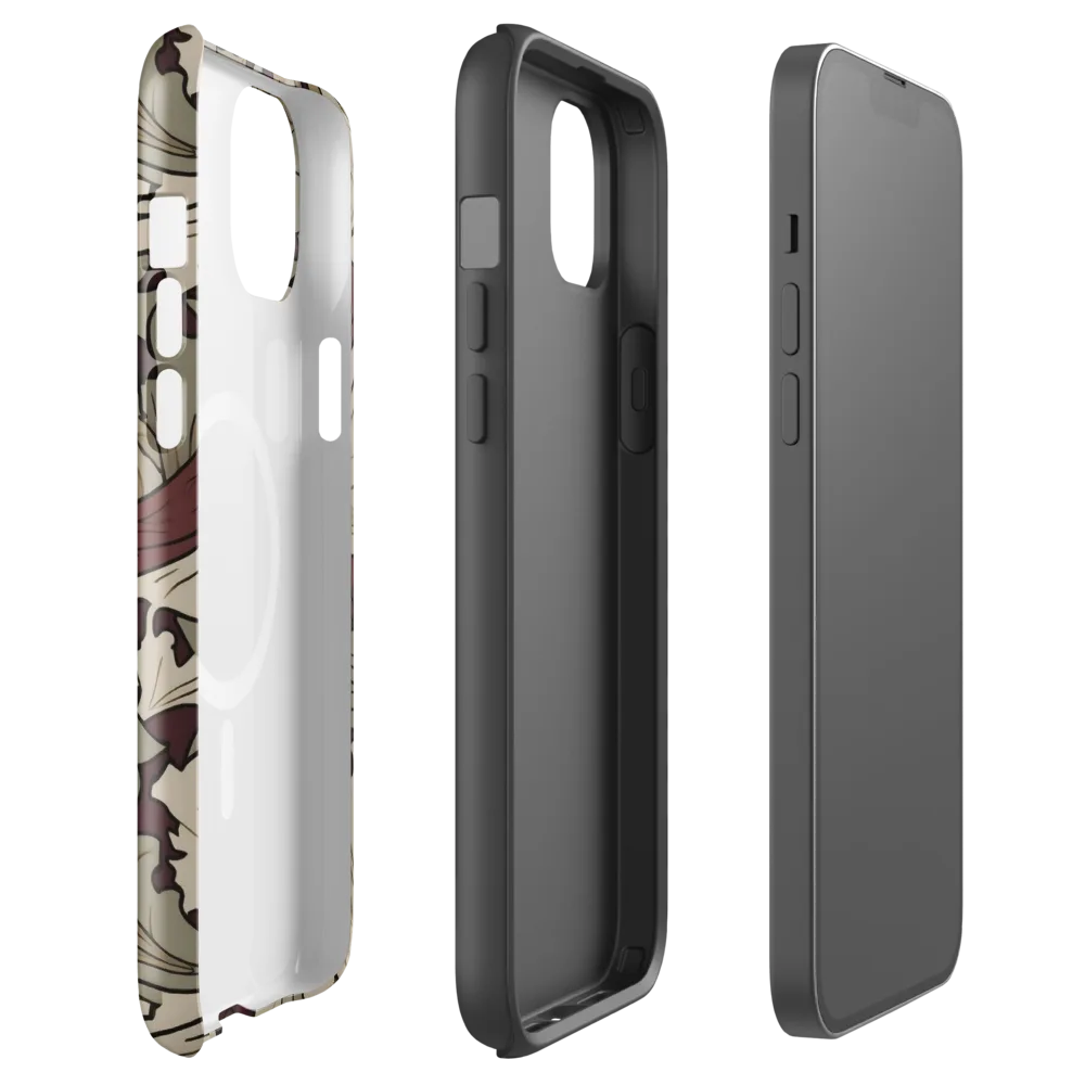 Velvet Foliate on MagSafe Tough Case for iPhone® — Front